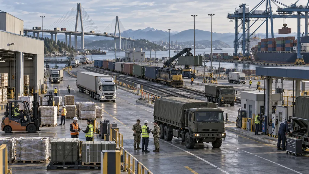 Integration der militärischen Logistik und der zivilen Logistik